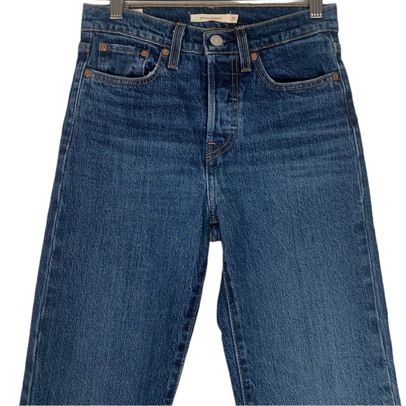 Levis Big E Wedgie Straight Leg Jeans Size 25 - Picture 3 of 9